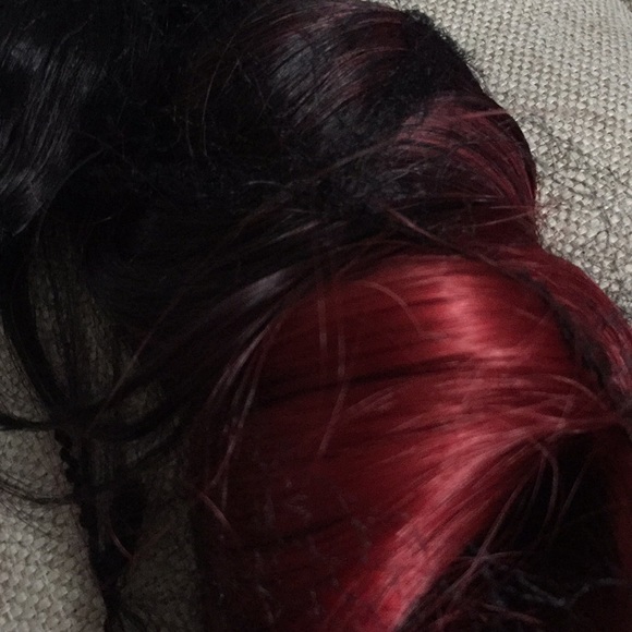 New ombré black and red hair extensions - Picture 8 of 8